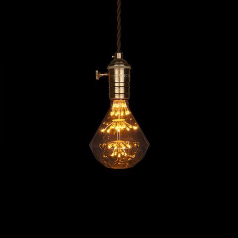 vintage modern led diamond edison pendant lamp