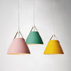 colorful hanging lamp interior design 