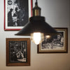 black factory vintage pendant light home decoration 