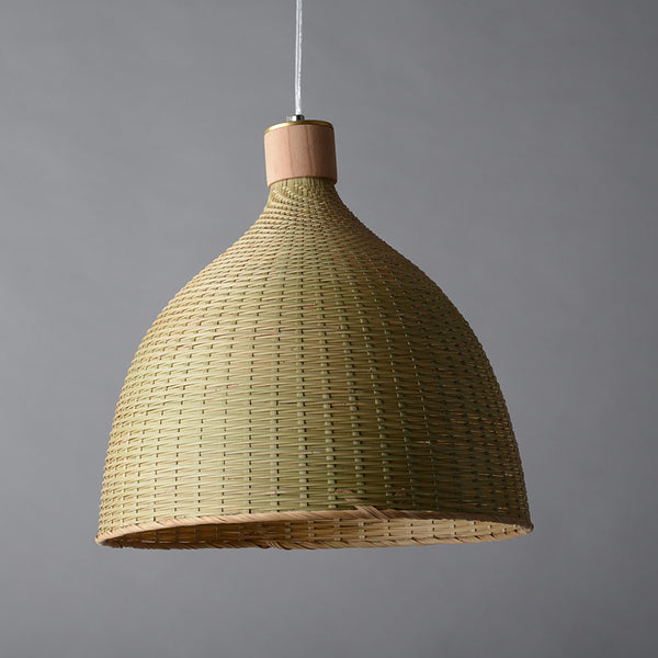 bamboo wood pendant light