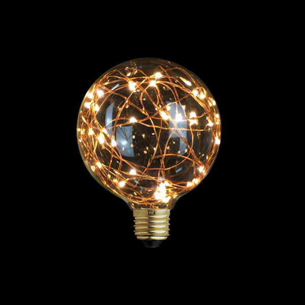 Modern led sparkling globe Bulb Pendants for romance gift 