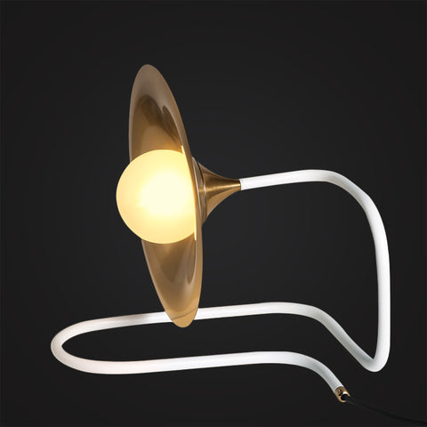 Trumpet Desk Lamp modern elegance table lighting interior design 