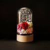 Love Floral LED Wood Desk Lamp