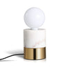 White marble Modern table lighting home decoration 