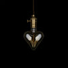 Edison Light Bulb Love Heart Shape Gift 