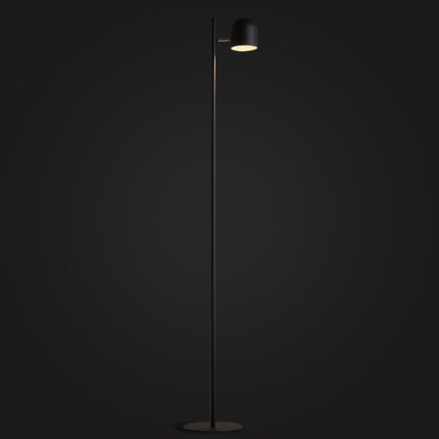 modern industrial black floor lamp