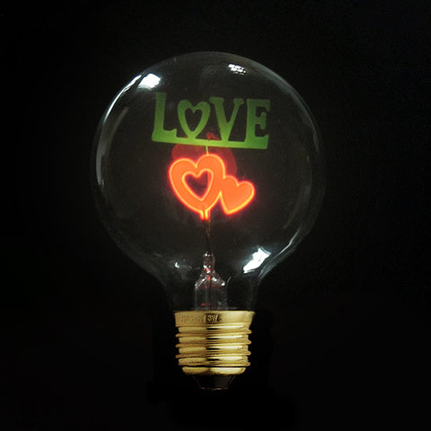 I love you Edison Night Light Bulb