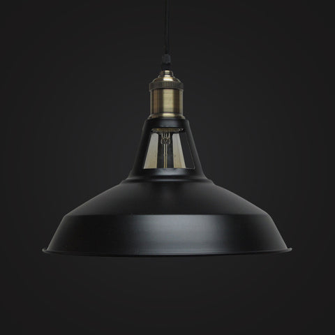 black vintage industrial pendant lamp kitchen lighting