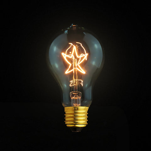 vintage edison filament light bulb dimmable