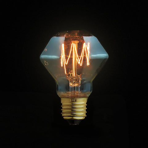 E27 diamond edison light bulb