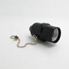 E27 basic Bakelite black bulb fittings 