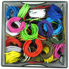 vintage coloured cord flex cables lighting 