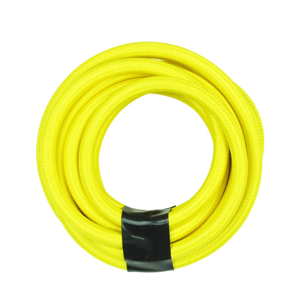 yellow fabric electrical cord pendant cord kit