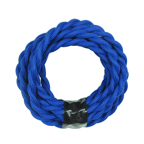 blue twisted flex cable electrical cord lamp