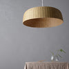 modern bamboo wood pendant light 