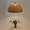 large bamboo and wood pendant lamp home decor 