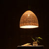 modern Wood bamboo ceiling lamp