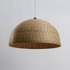 large bamboo and wood hanging lamp home decor 