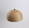 large bamboo and wood ceiling lamp home decor 