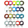 coloured flex cable pendants