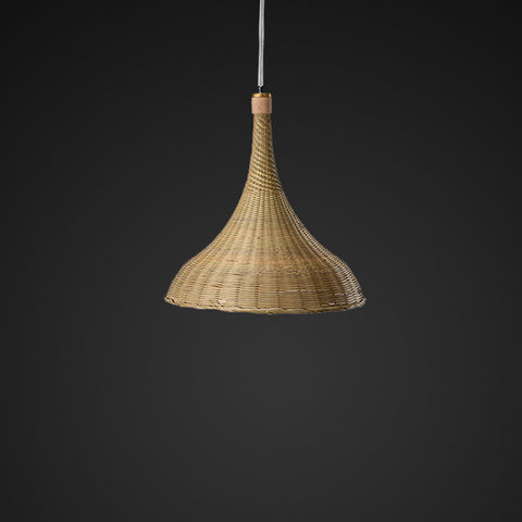 bamboo dome pendant lamp