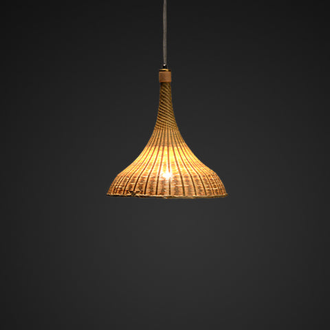 bamboo dome ceiling lamp