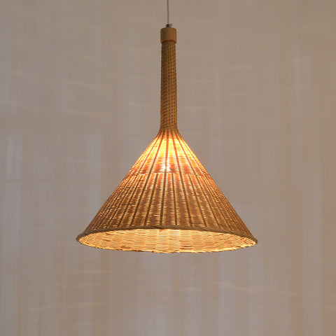 modern bamboo wood pendant lighting home decor