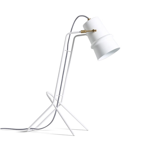 white color modern Scandinavian table lamp home decor 