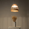 modern bamboo wood pendant lighting home decor