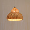 pear shape modern bamboo wood hanging lamp