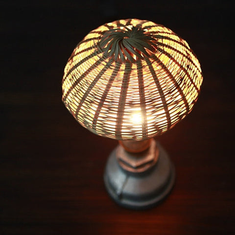 Modern Bamboo Wood Table Light