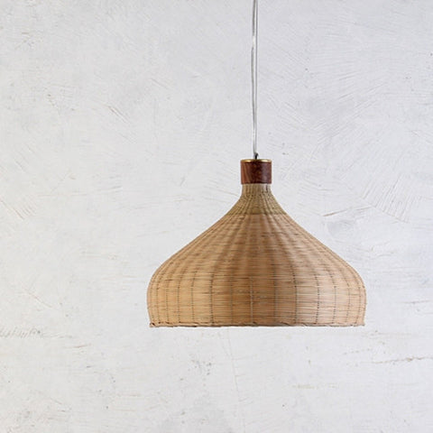 bamboo wood pendant lamp