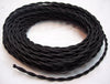 black flex cable in edison bulb set 