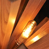 modern ash wood ceiling lamp design
