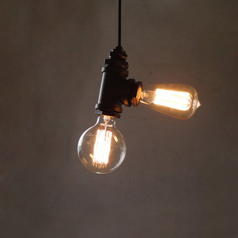 vintage industrial black wired hanging lamp ceiling lights
