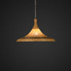 nordic bamboo and wood hanging lamp